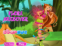 Игра Салон красоты Флоры Игра Салон красоты Флоры